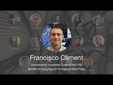 TDD Conference 2021 - Benefits Of Going Beyond The Make-It-Work Phase - Francisco Climent
