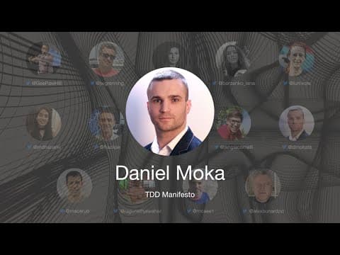 TDD Conference 2021 - TDD Manifesto - Daniel Moka