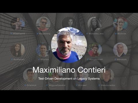 TDD Conference 2021 - Test-Driven Development on Legacy Systems - Maximiliano Contieri