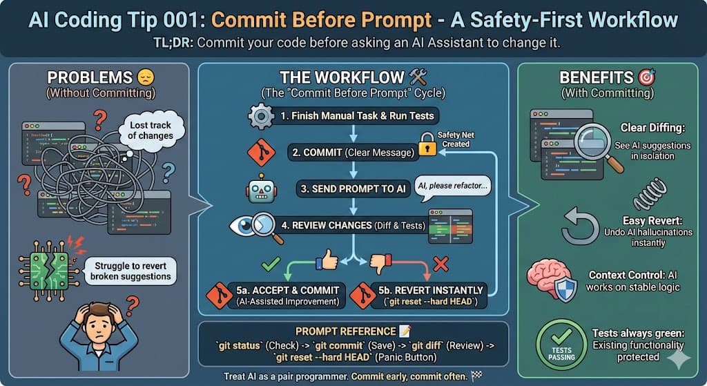 AI Coding Tip 001 - Commit Before Prompt