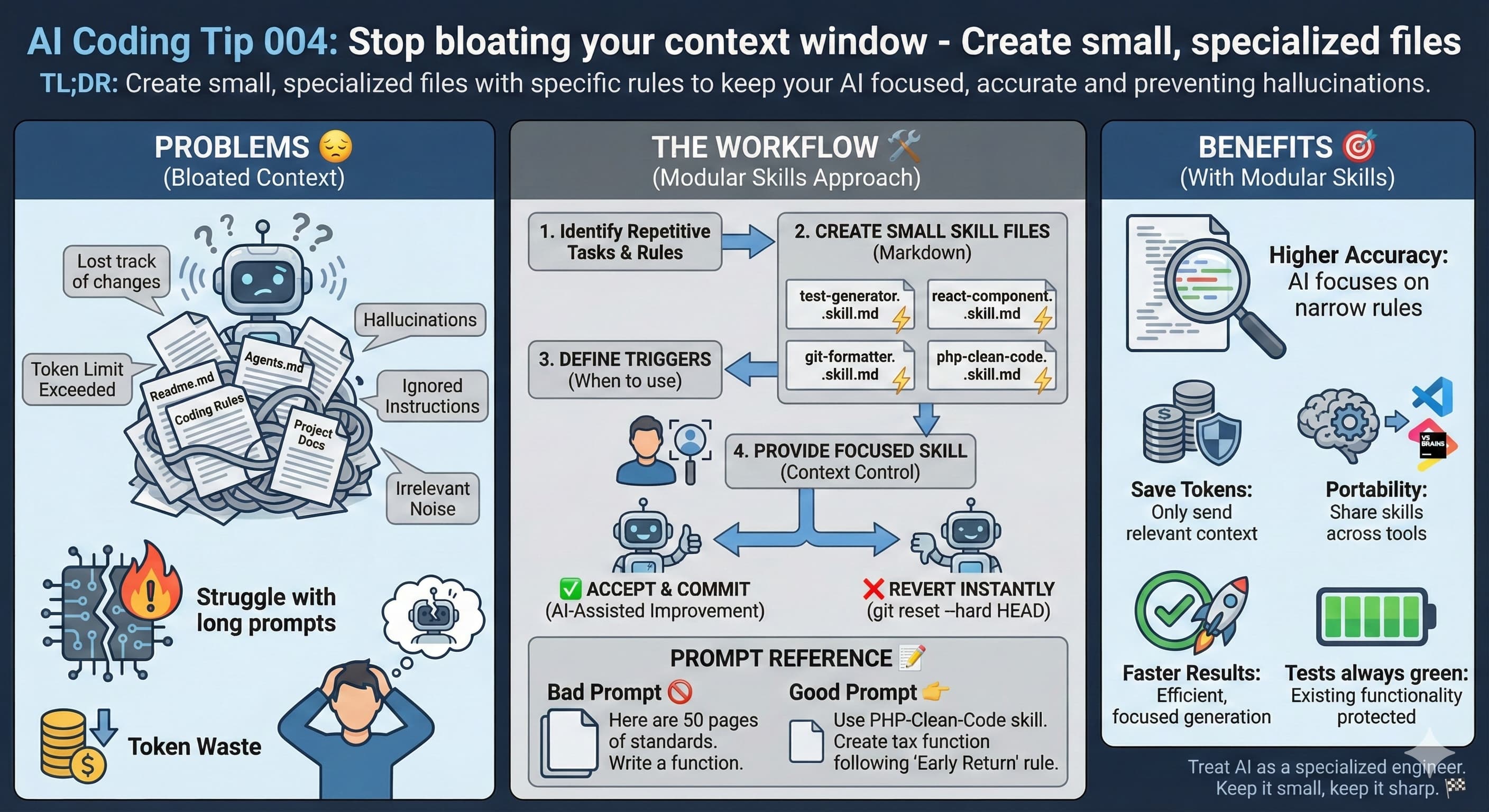 AI Coding Tip 004 - Use Modular Skills