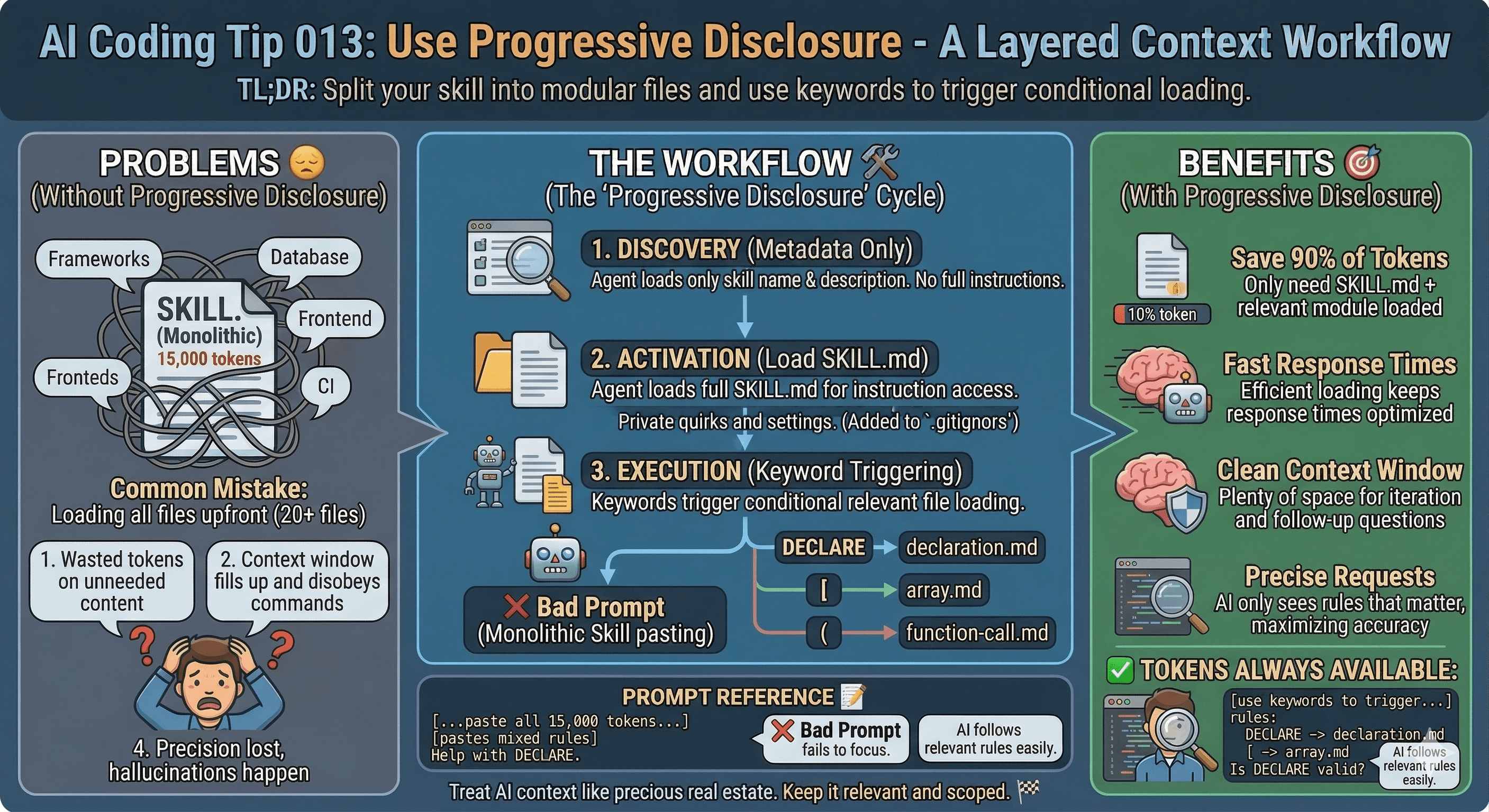 AI Coding Tip 013 - Use Progressive Disclosure