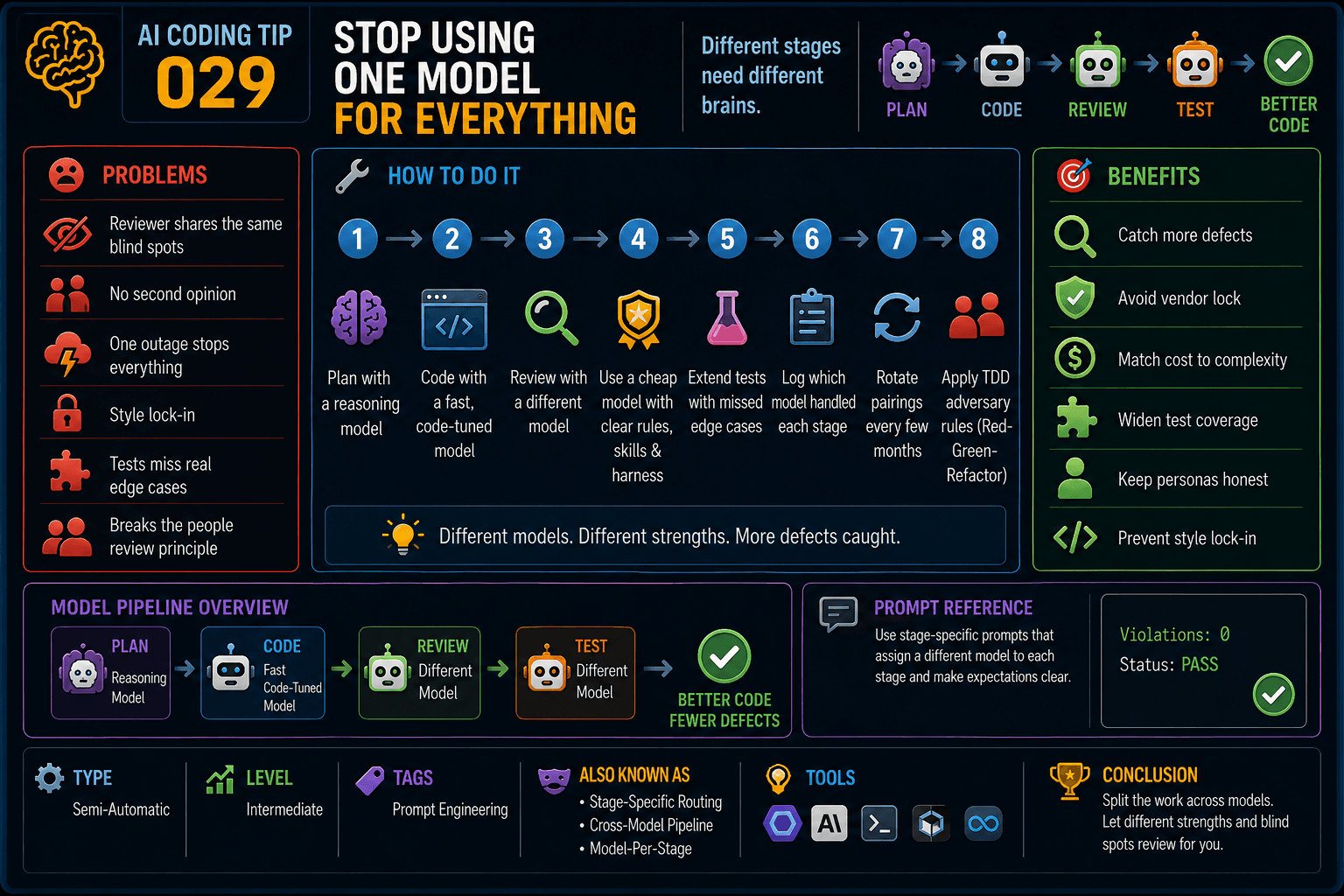 AI Coding Tip 029 - Stop Using One Model for Everything